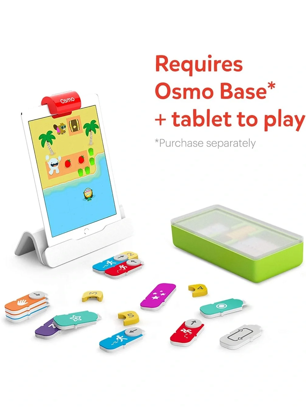 Osmo Coding Family Bundle, Ages 5-10+, Coding for Kids, 3 Games, iPad/Fire